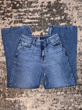 Hollister Blue Ultra High-Rise Baggy Jeans